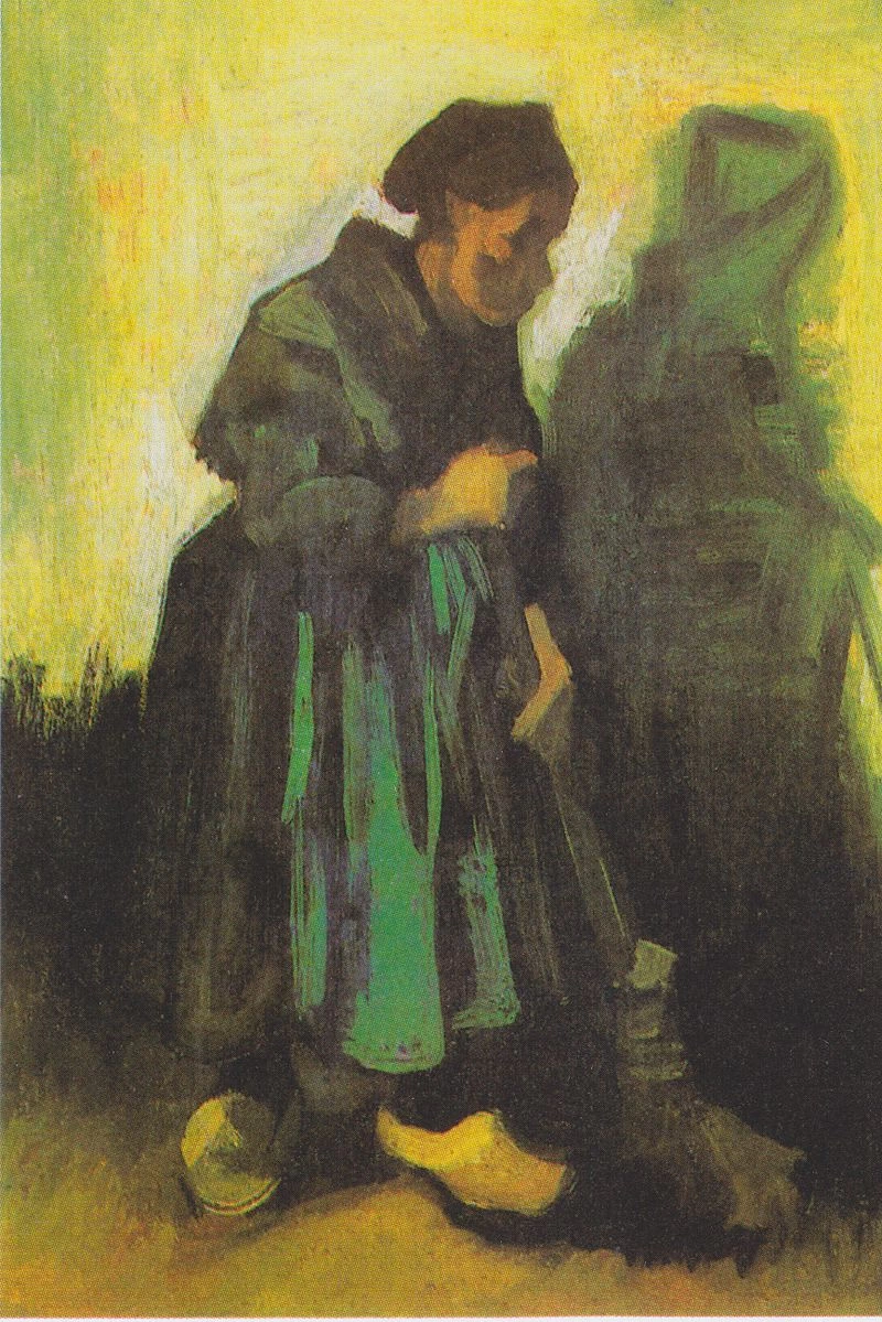  53-Vincent van Gogh-Donna con una scopa - Kröller-Müller Museum, Otterlo 
